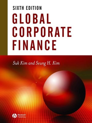 cover image of Global Corporate Finance